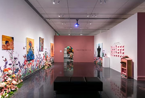 view of art gallery