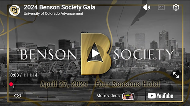2024 Benson Society Gala watch on youtube