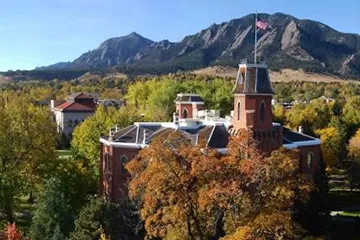 CU Boulder campus panoramic